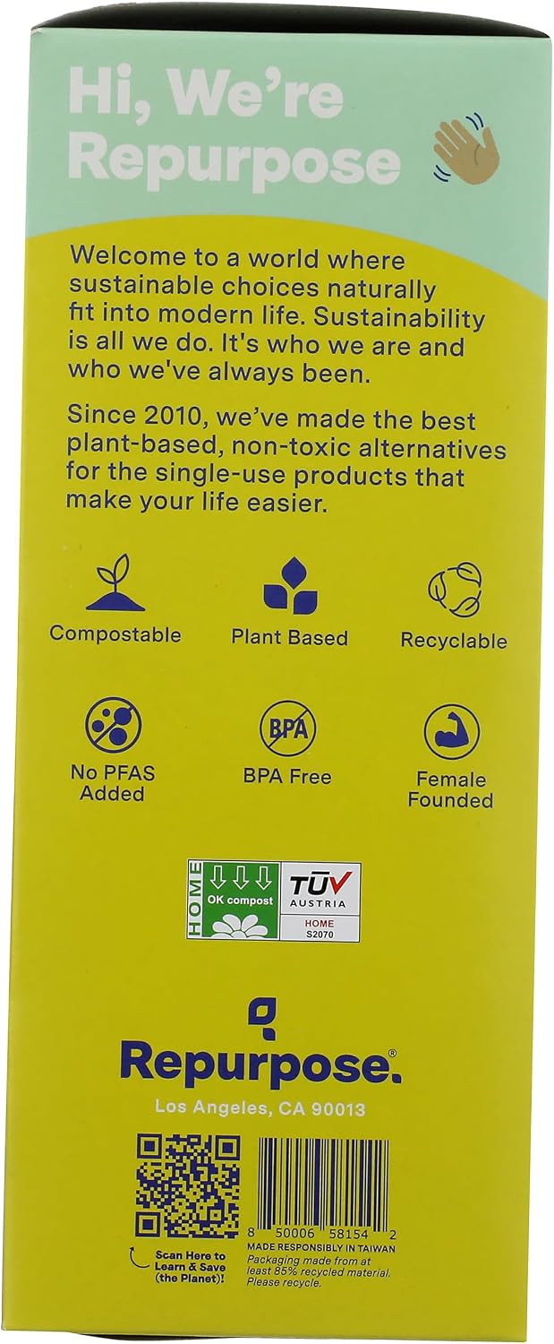 Repurpose, Cup And Lid Set Compostable, 10 Count