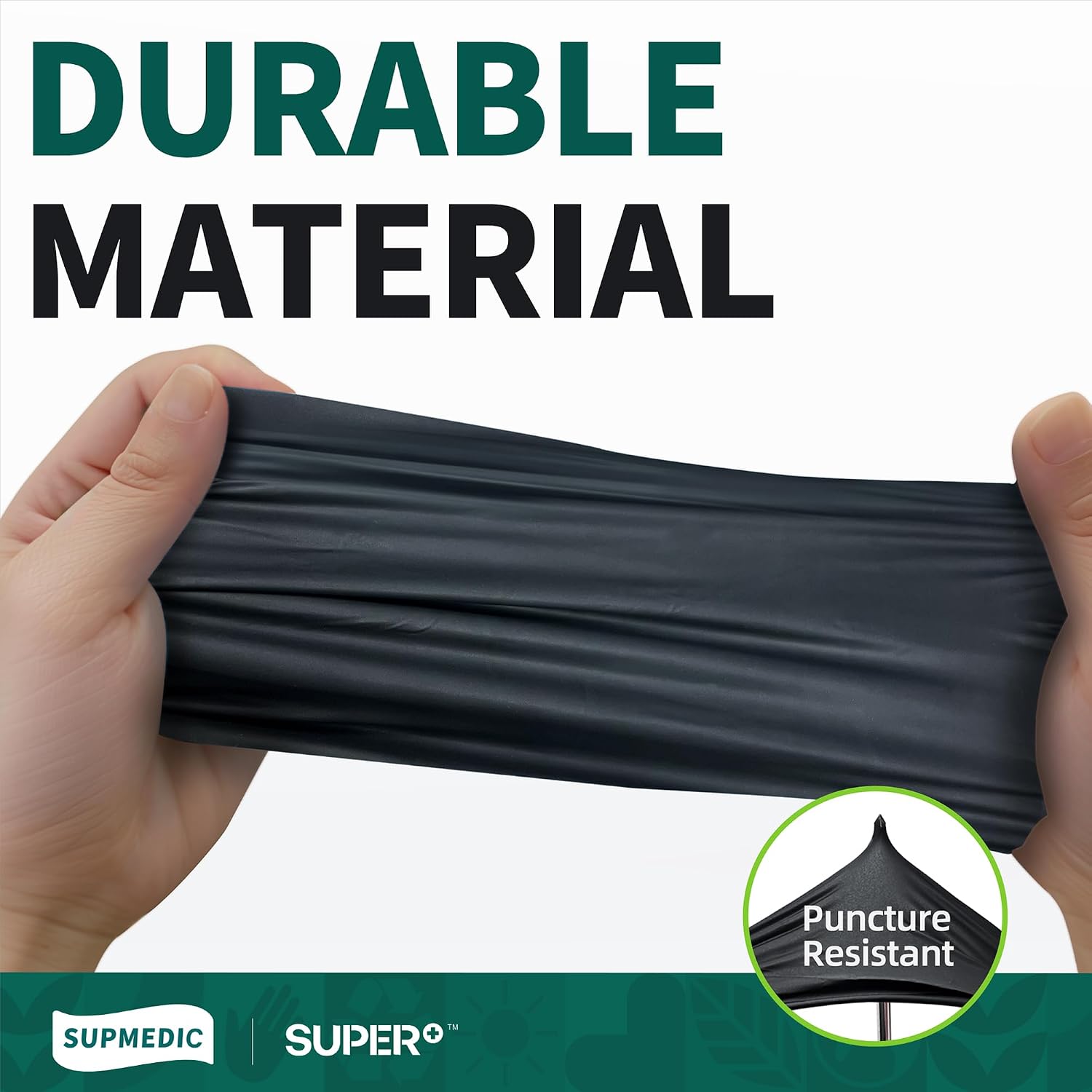 Vinyl Disposable Exam Gloves, Black 4Mil Powder-Free Latex-Free Medical Food Safe Cooking Cleaning Glove 100 &1000Ct