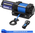 New 3500 lbs ATV Winch with Synthetic Rope & Wired Remote