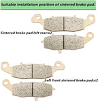 Sintered Brake Pads for Kawasaki VN900 Vulcan 900 Classic/Classic LT 06-14