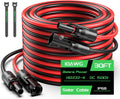 30FT 10AWG Solar Panel Extension Cable, Bateria Power 6mm² Solar Extension Cable Wire with Female & Male Waterproof