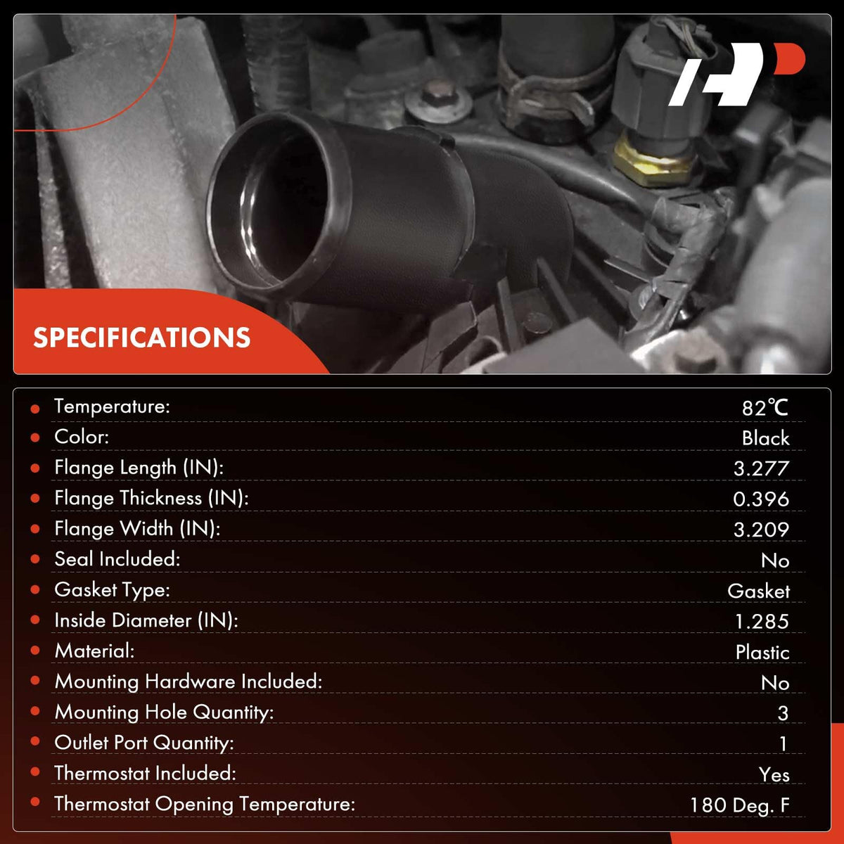 A-Premium Engine Coolant Thermostat Housing Assembly Compatible with Lexus