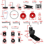 for Garmin Force Kraken Trolling Motors 010-12832-70 LiveScope Mounting Bracket Compatible with LVS32 LVS34 and LVS36 Transducers