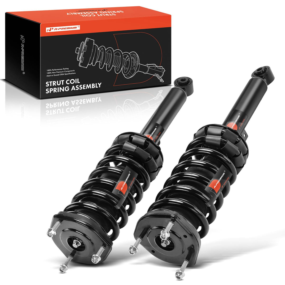A-Premium Front Struts with Coil Spring Compatible with Lexus
