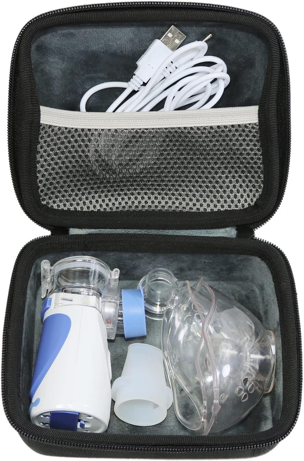 Hard Carrying Case Compatible For PGG-bro Portable Nebulizer Machine Cool Mist Steam Inhaler Effective Handheld Mesh