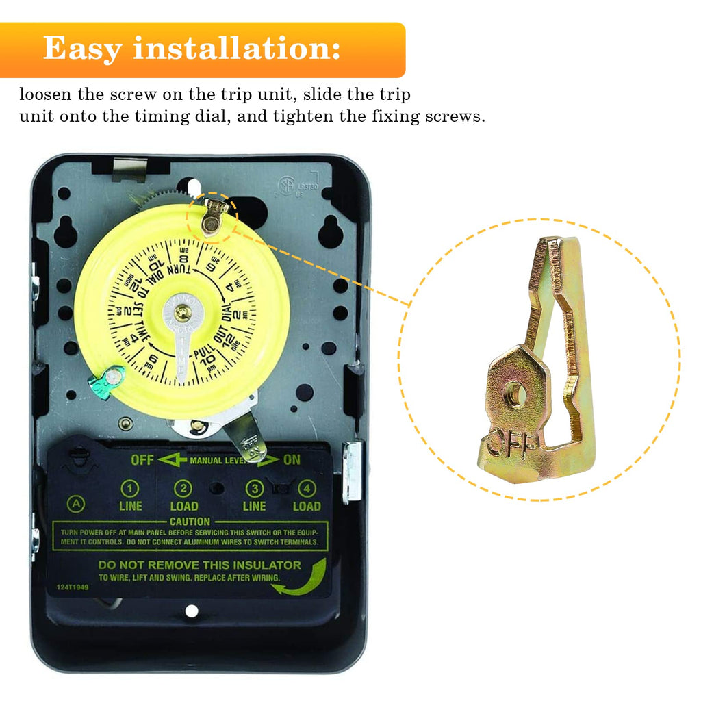 156T1978A Time Switch Trippers Replacement for Intermatic (2 Pack)