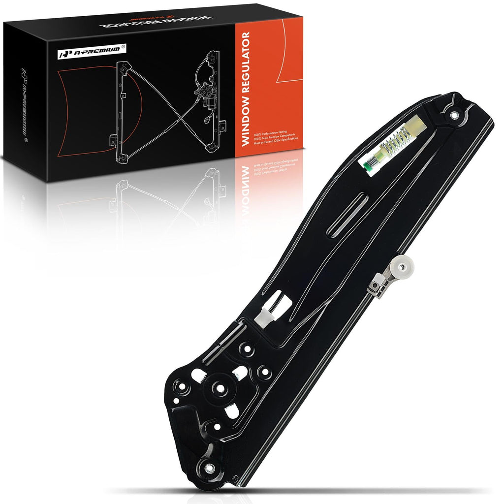 A-Premium Rear Passenger Side Power Window Regulator Compatible with BMW