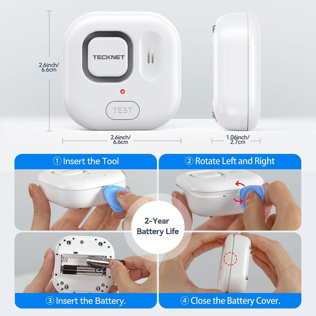 WiFi Water Leak Detector, Smart Leak Sensor with App Alerts | Instant App Alerts & 120dB Alarm, IP67 Waterproof, No