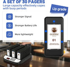 Restaurant Pager System, Beeper Pager for Restaurant,30 Buzzers