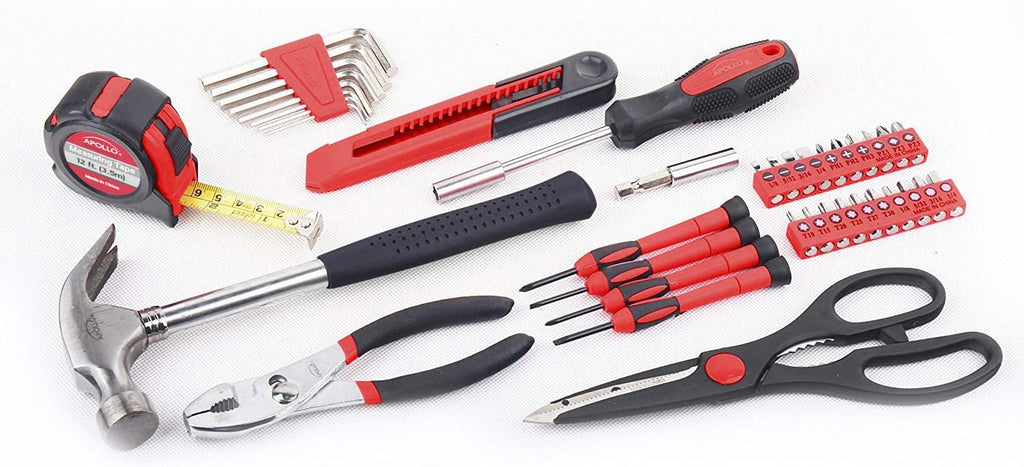 Tools Original 39 Piece General Household Tool Set in Toolbox Storage Case with Essential Hand Tools for Everyday