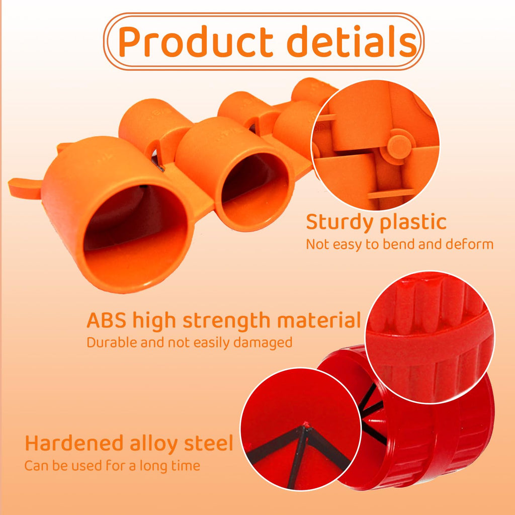 HUAREW 1/4'' - 1'' Depth Gauge and Pipe Deburring Tool Kit