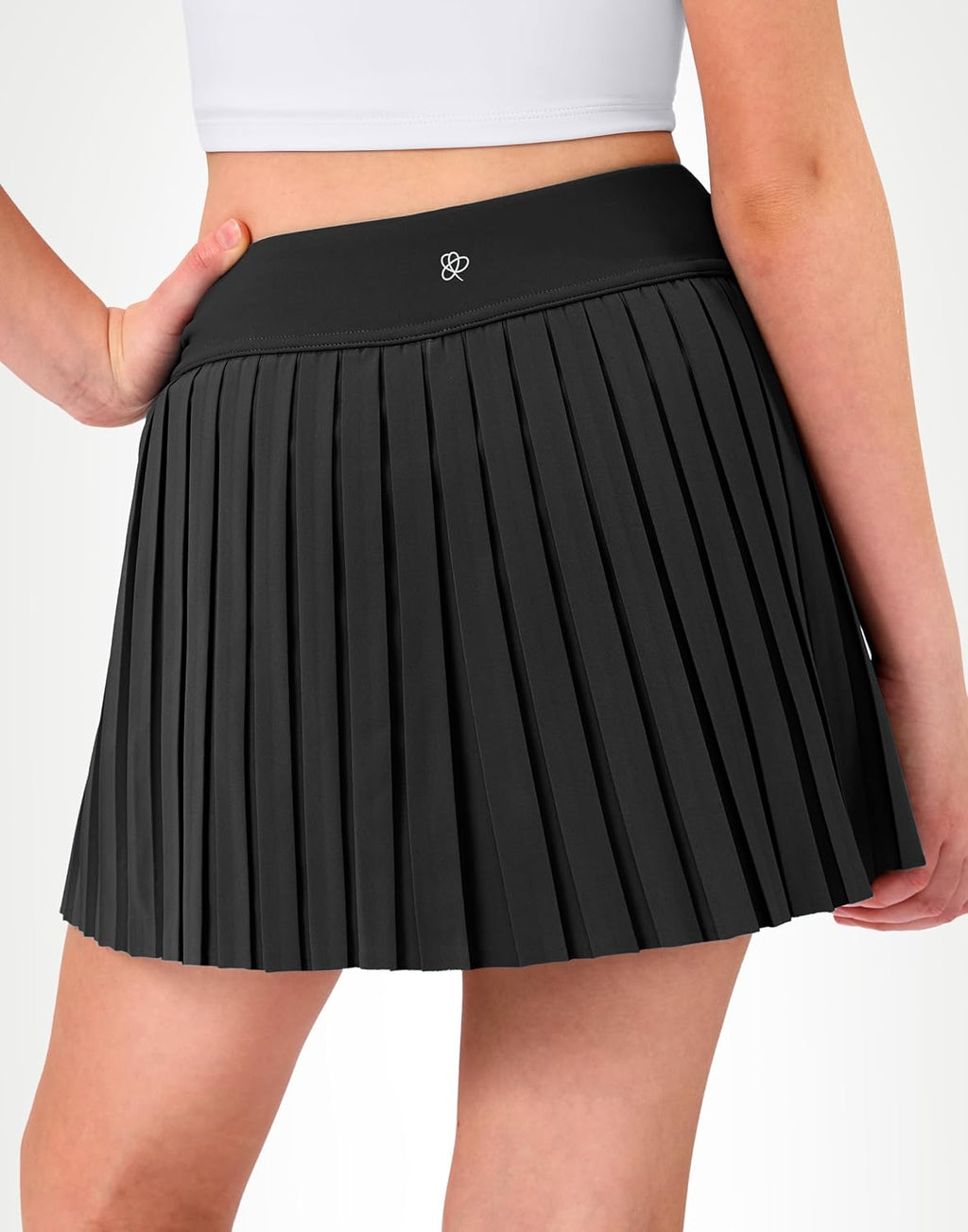 Girls Tennis Skirt with Shorts,Pleated Athletic Skort with Pockets for Golf,Running & School Uniform Skirt
