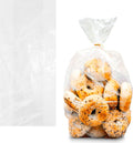 Gusseted Poly Bags, Clear Plastic Bread Bags Open Top, 10 x 8 x 24 Inch, 0.75 Mil, Pack of 500