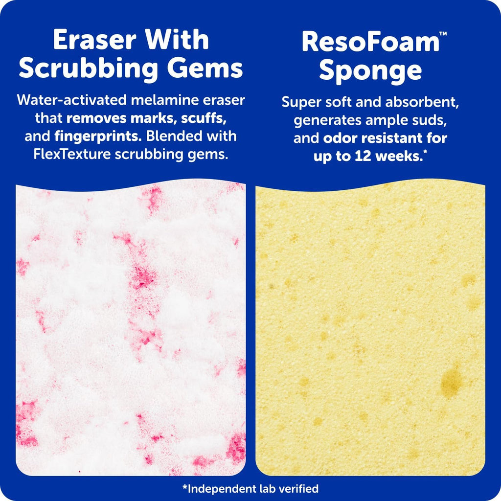 Eraser Mommy 2X Water-Activated Eraser Sponge, 6 Count