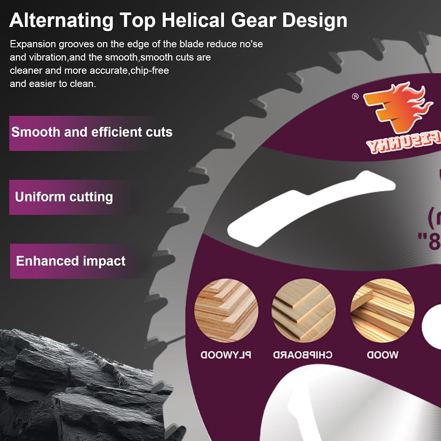 10" Circular Saw Blade, 32T&60T 2pcs-Set, Table Saw Blade, Miter Saw Blade. | Diameter 10 inch, Arbor 5/8 inch