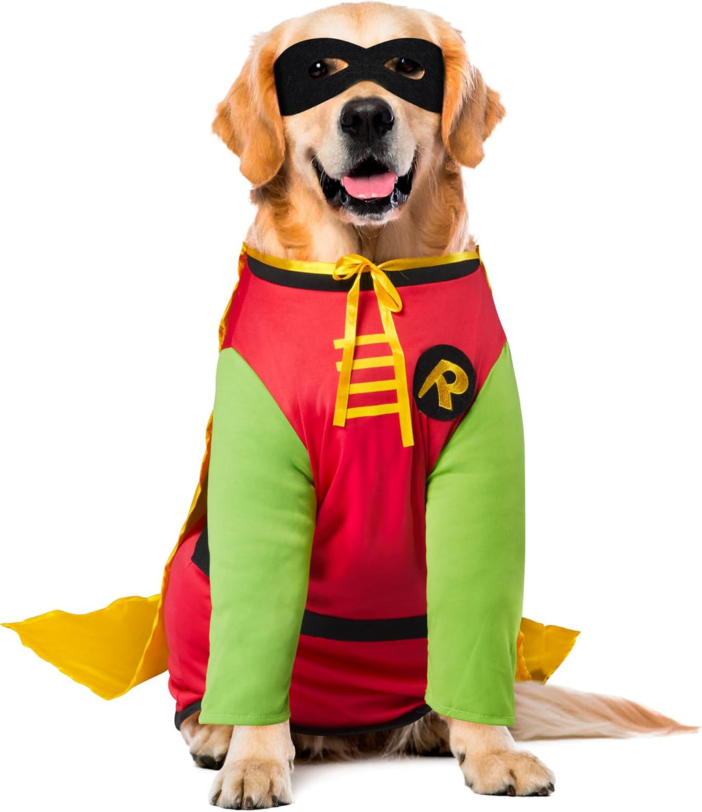 Teen Titans: Robin Pet Costume for Dogs or Cats, 3X