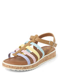 Gladiator Sandals,Pastel Multi,4