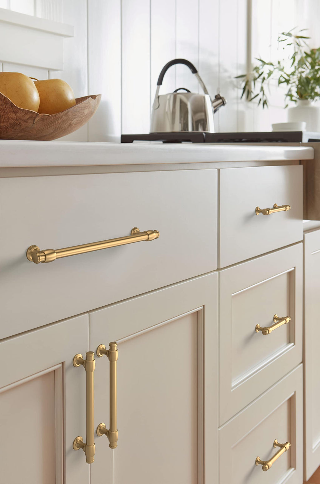 5-1/16" Winsome Champagne Bronze Drawer Pull