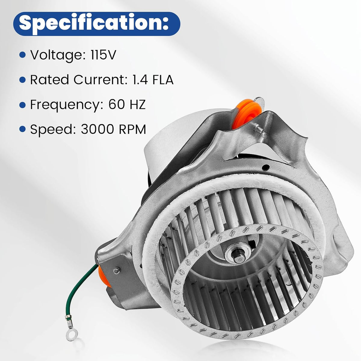 J238-112-11202 Draft Inducer Motor Kit Fits for Carrier 115V 1.4FLA 60Hz