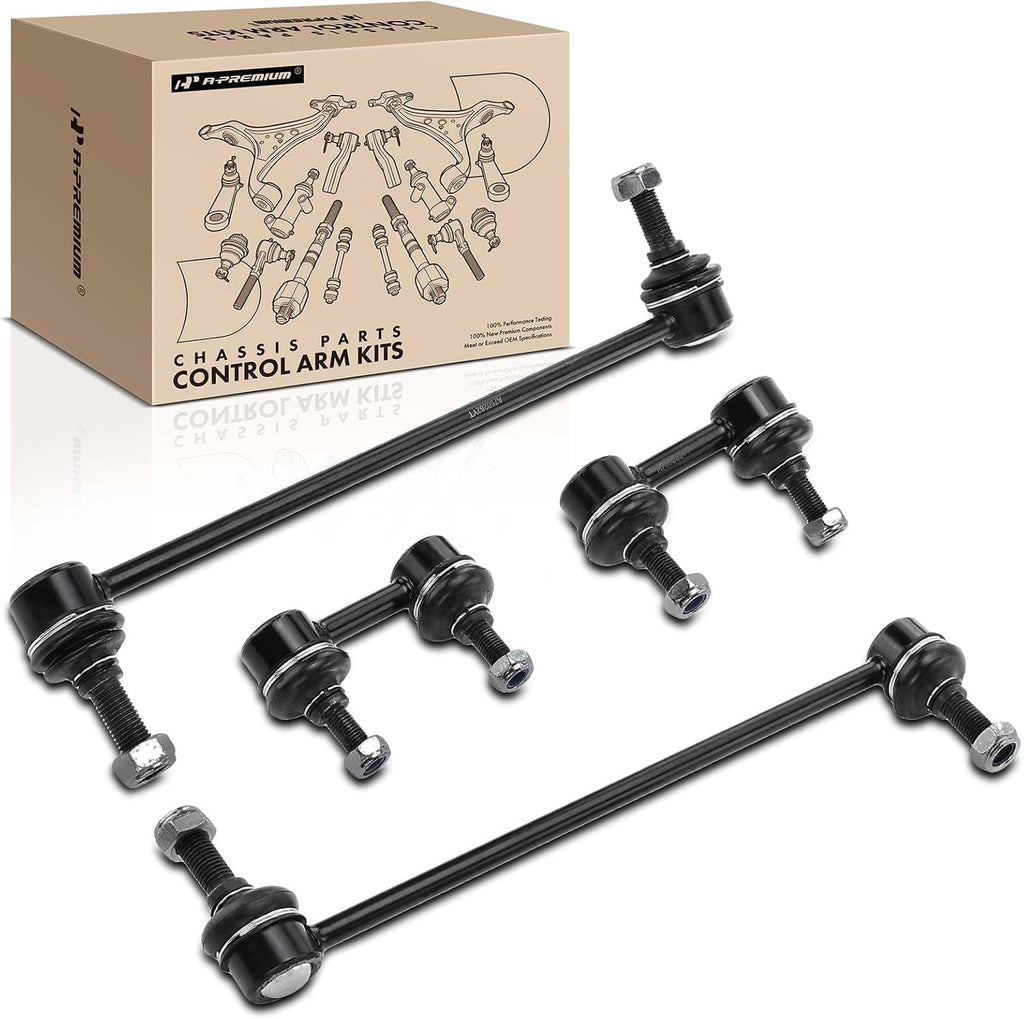 A-Premium Front & Rear Sway Bar Link Stabilizer Bar End Link Kit
