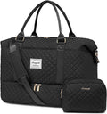 Travel Duffle Bag,Weekender Bags for Women with Shoe Compartment，Carry on Overnight Bag with Toiletry Bag,Gym Duffel