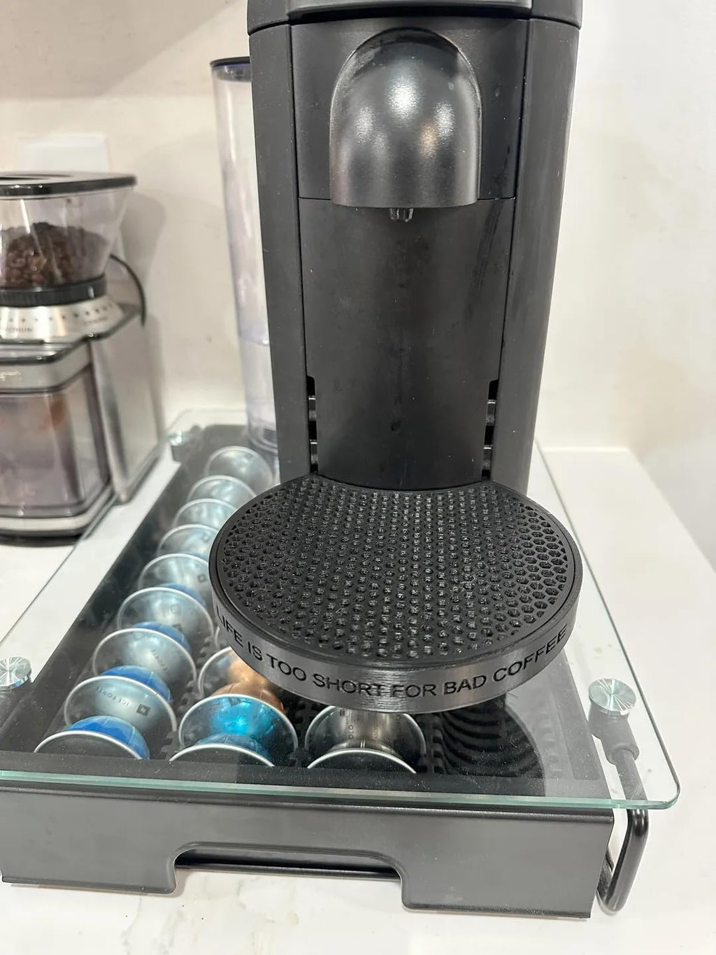 for Nespresso Vertuo Plus Drip Tray Replacement,Durable Design and Easy Installation Make it a Must-have Accessory for Coffee lovers