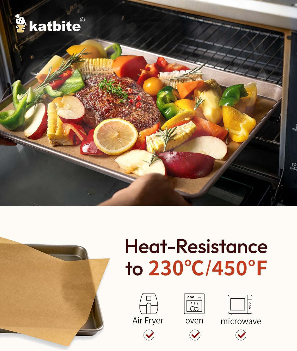 120 Pcs Parchment Paper Baking Sheets, 12x16 Inch, Heavy Duty