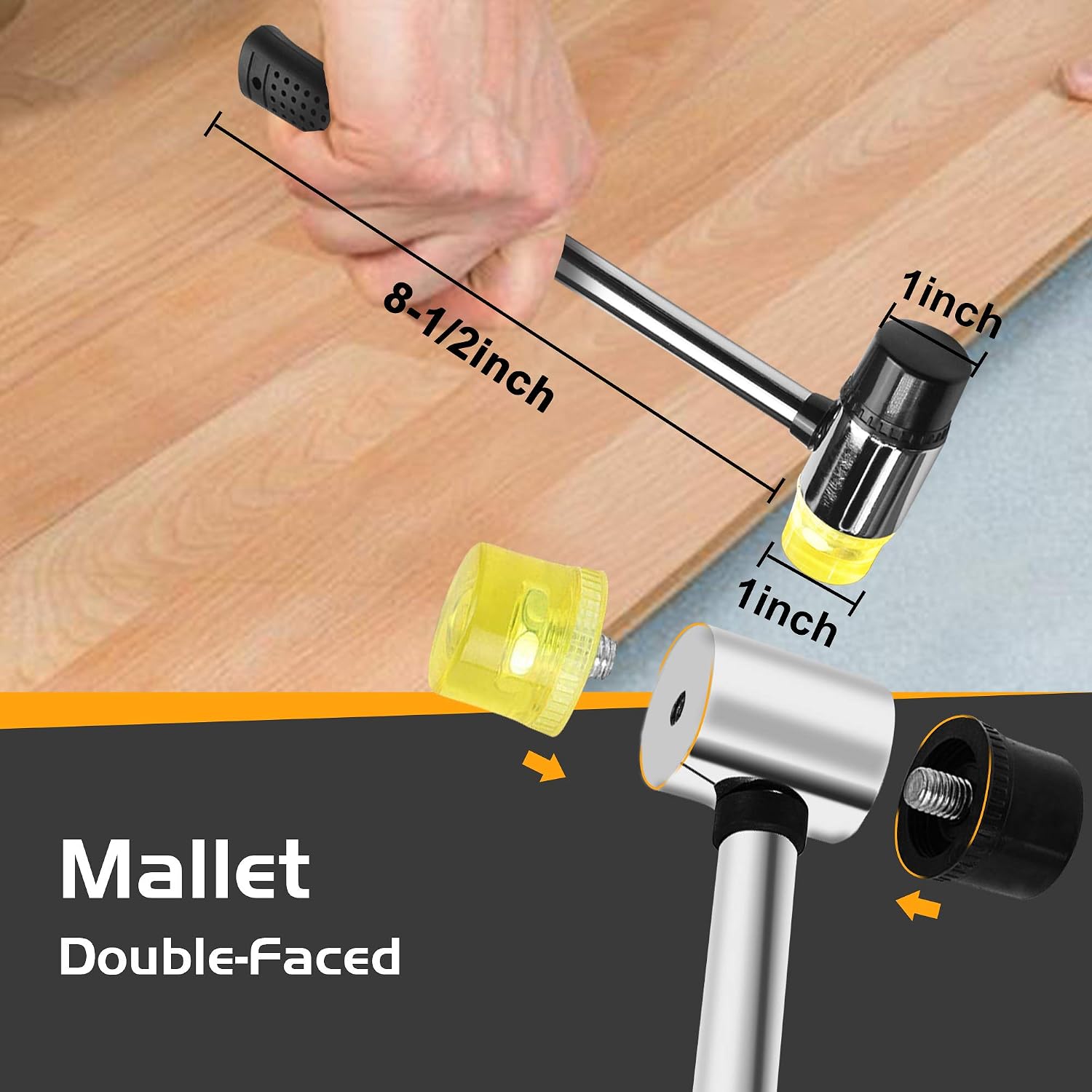 Laminate Wood Flooring Installation Kit Vinyl Flooring Tools with 30 Spacers, Heavy Duty Pull Bar, Durable Solid