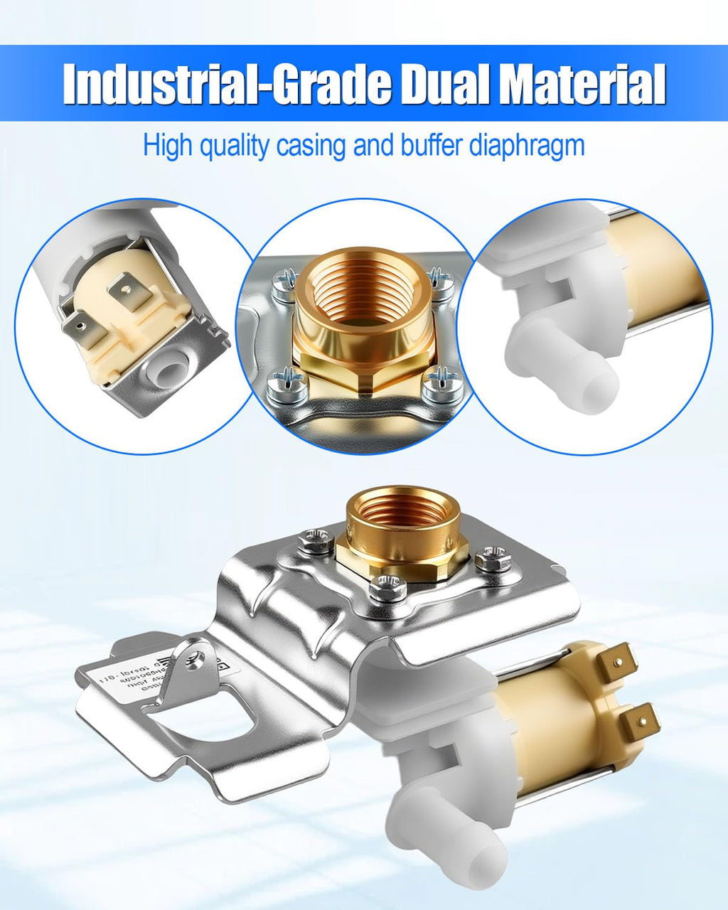 8531669 Dishwasher Water Valve Replacement Compatible with Whirlpool