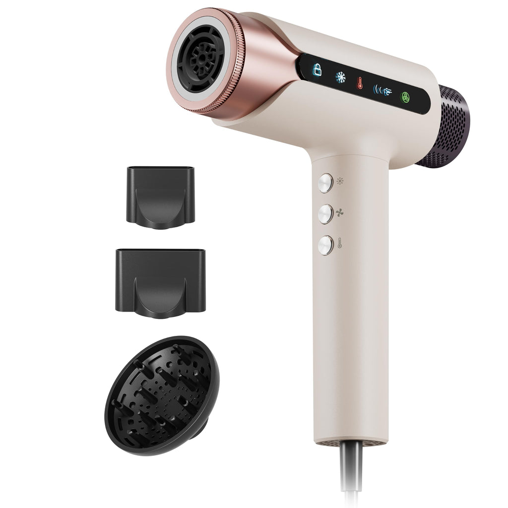 Pro Hair Dryer, High-Speed Ionic Blow Dryer with Diffuser, 1875W