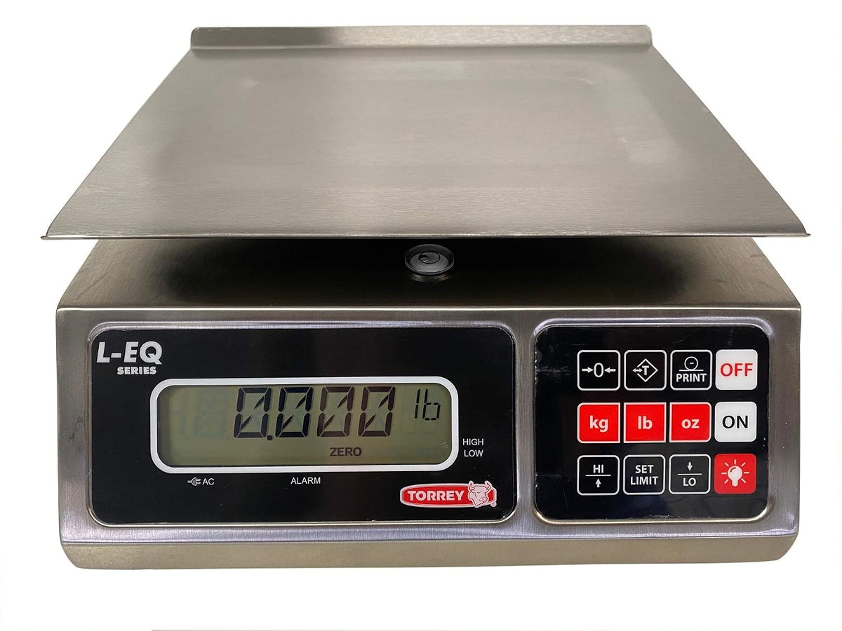 LEQ 10/20 High Precision Digital Portion Control Scale, Stainless Steel Construction, 10 kg/20 lb. Capacity