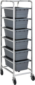 Heavy Duty Commercial Mobile 6 Lug Rack, Knockdown