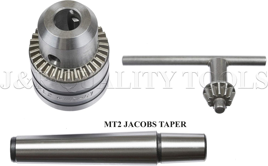 MINI METAL LATHE TAIL STOCK DRILL CHUCK TOOL WITH MT2 MORSE TAPER ARBOR MT 2
