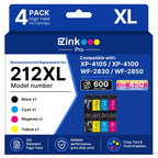 Remanufactured Ink Replacement for Epson 212 Ink Cartridges Combo Pack