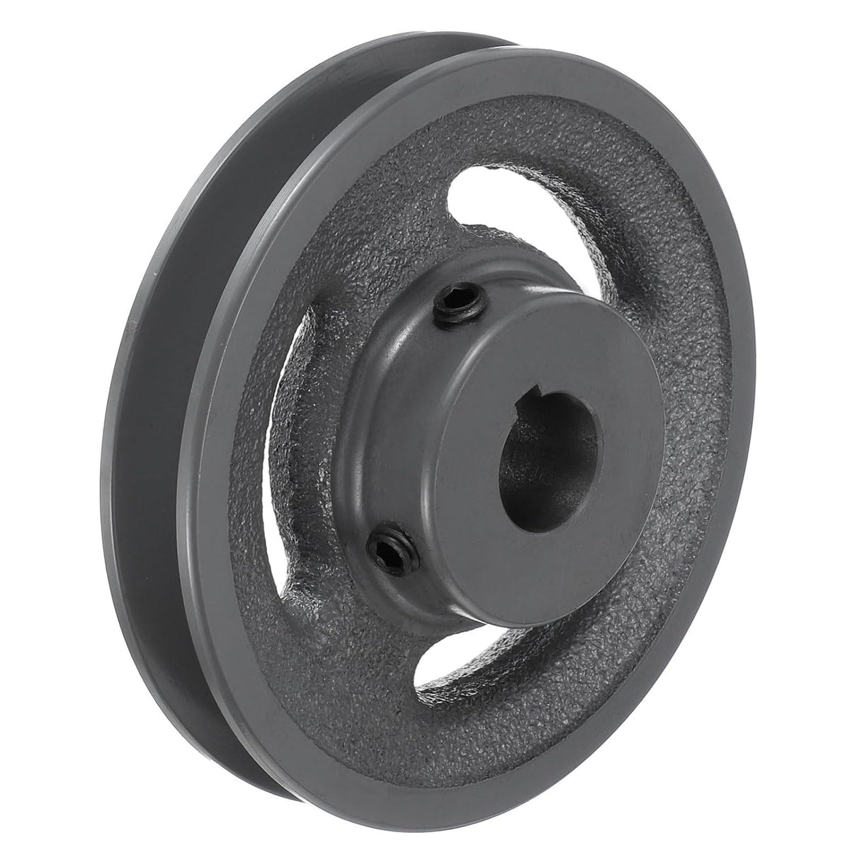 uxcell AK44-3/4 V-Belt Sheave 3/4" Bore, 4.25" OD, Single Groove Web Sheave