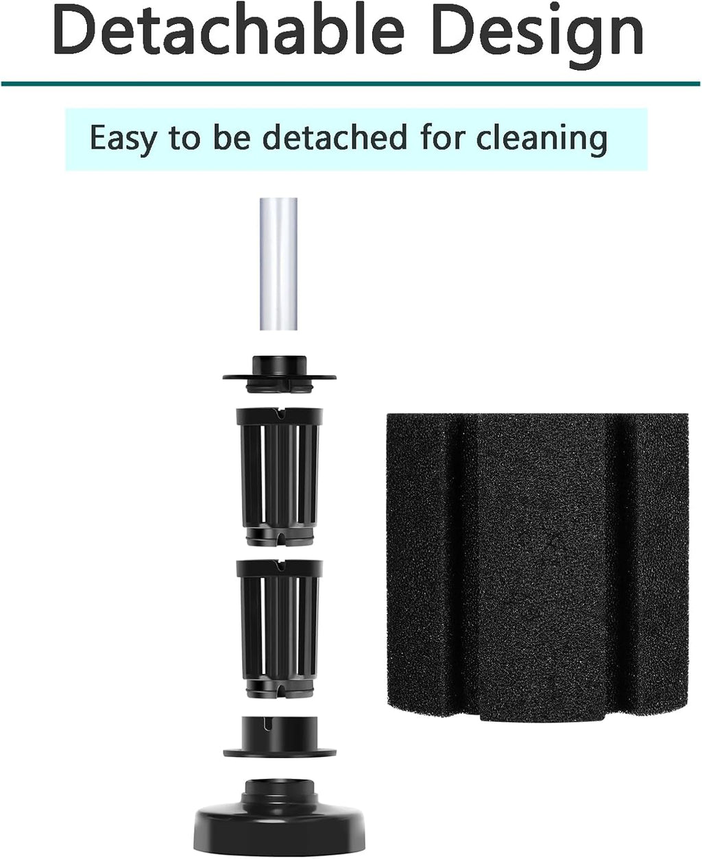 Aquarium Bio Sponge Filter Breeding Fry Betta Shrimp Nano Fish Tank (Large up to 60Gal)