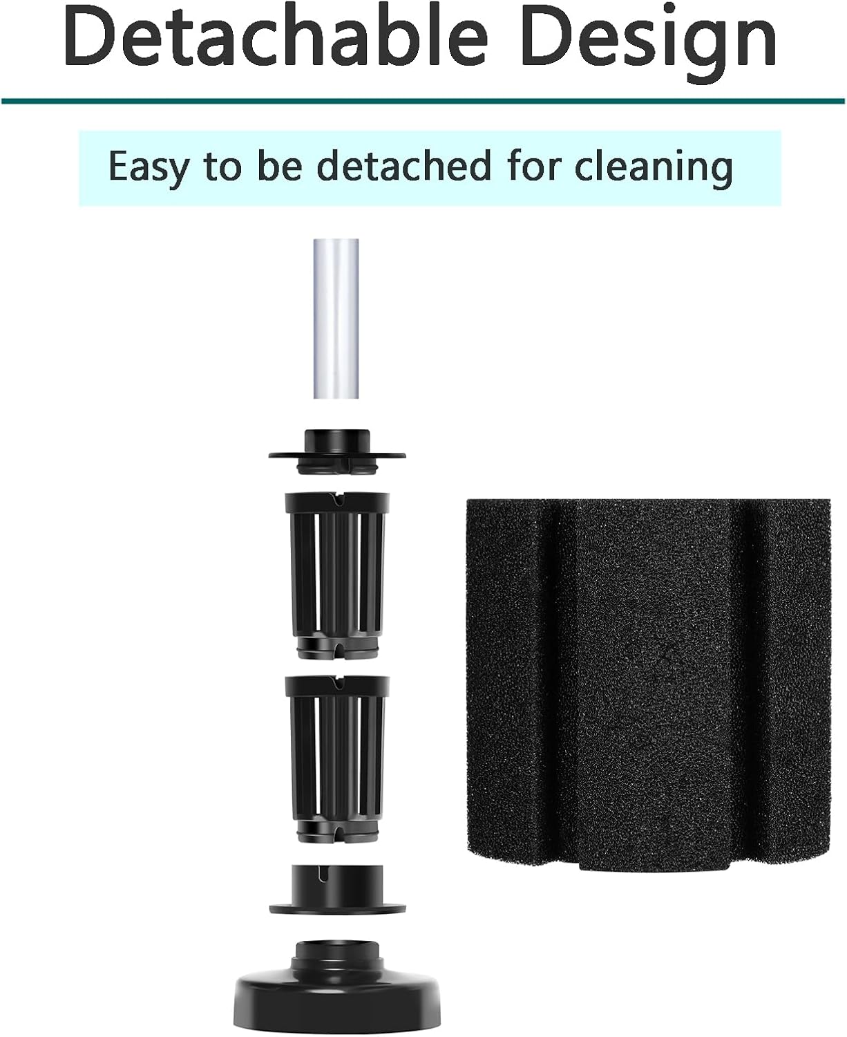 Aquarium Bio Sponge Filter Breeding Fry Betta Shrimp Nano Fish Tank (Large up to 60Gal)