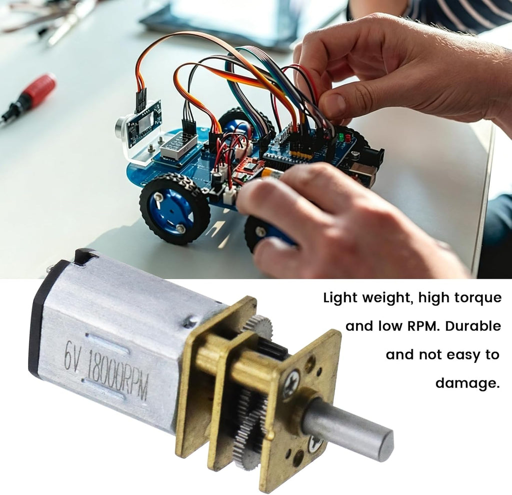 Antrader 30 RPM DC 6V GA12-N20 Micro DC Geared Electric Motor