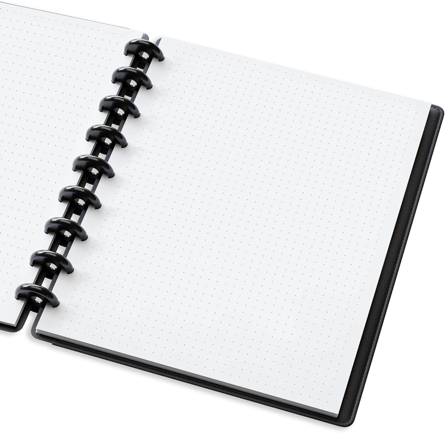 Discbound Dotted Grid Paper, 120 GSM Refill, 200 Sheets (400 Pages), 9 Disc Pre-Punched Happy Planner Inserts, Loose