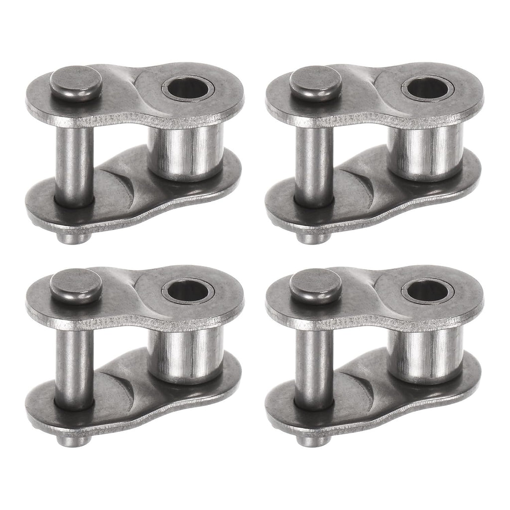 uxcell 4Pcs #50 Chain Offset Half Link Roller 5/8" Pitch Stainless Steel Standard Chain End Connector Split Links for 10A Chain
