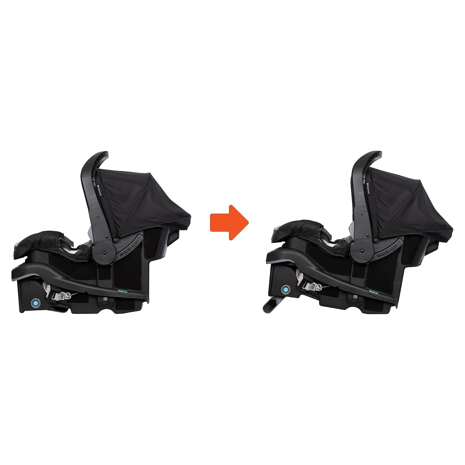 Passport Switch 6-in-1 Modular Stroller Travel System with EZ-Lift Plus Infant Car Seat, Dash Black