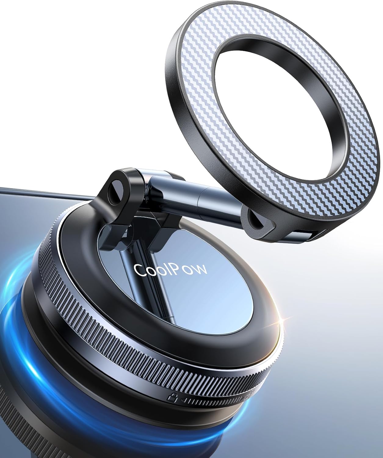 【Newest Vacuum Magnetic Phone Holder for Car Phone Holder Mount【Movable Vacuum Suction】 Magsafe Car Mount Cell Phone