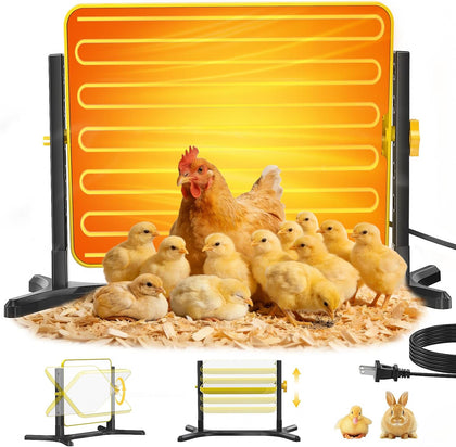 Brooder Plate for Chicks, 50-158°F Brooder & Chicken Heater for Coop with Smart Thermostat, UL certified Radiant