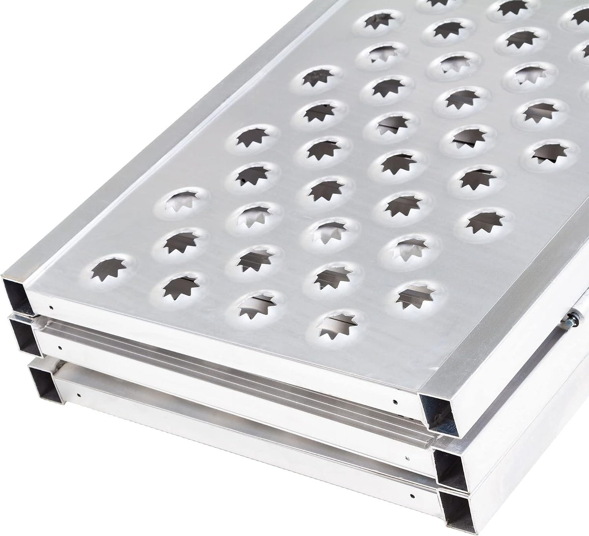 6' 5" ATV UTV Loading Ramp, 1,500 lb Cap, Aluminum, Folding