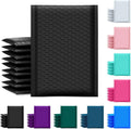 Bubble Mailer 6x10 Inch 100 Pack Usable Size 6x9 Inch Black Poly Padded Envelopes Waterproof Bubble Bags for Small