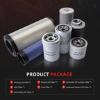 Maintenance Filter Kit Fit for Kubota SVL65-2 Skid Steer Loader