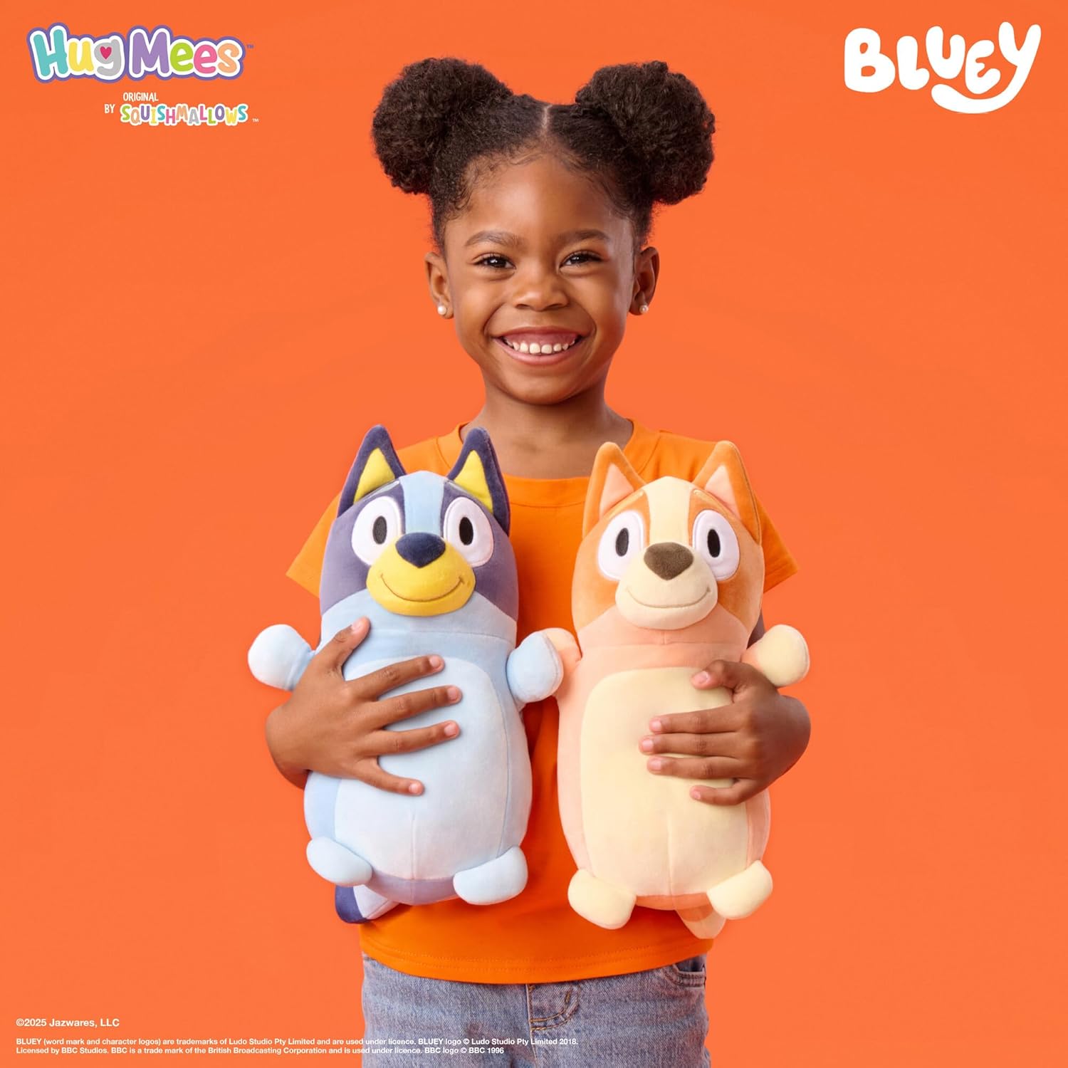 Original 10-Inch Bluey HugMees - Medium-Sized Ultrasoft Official Jazwares Plush