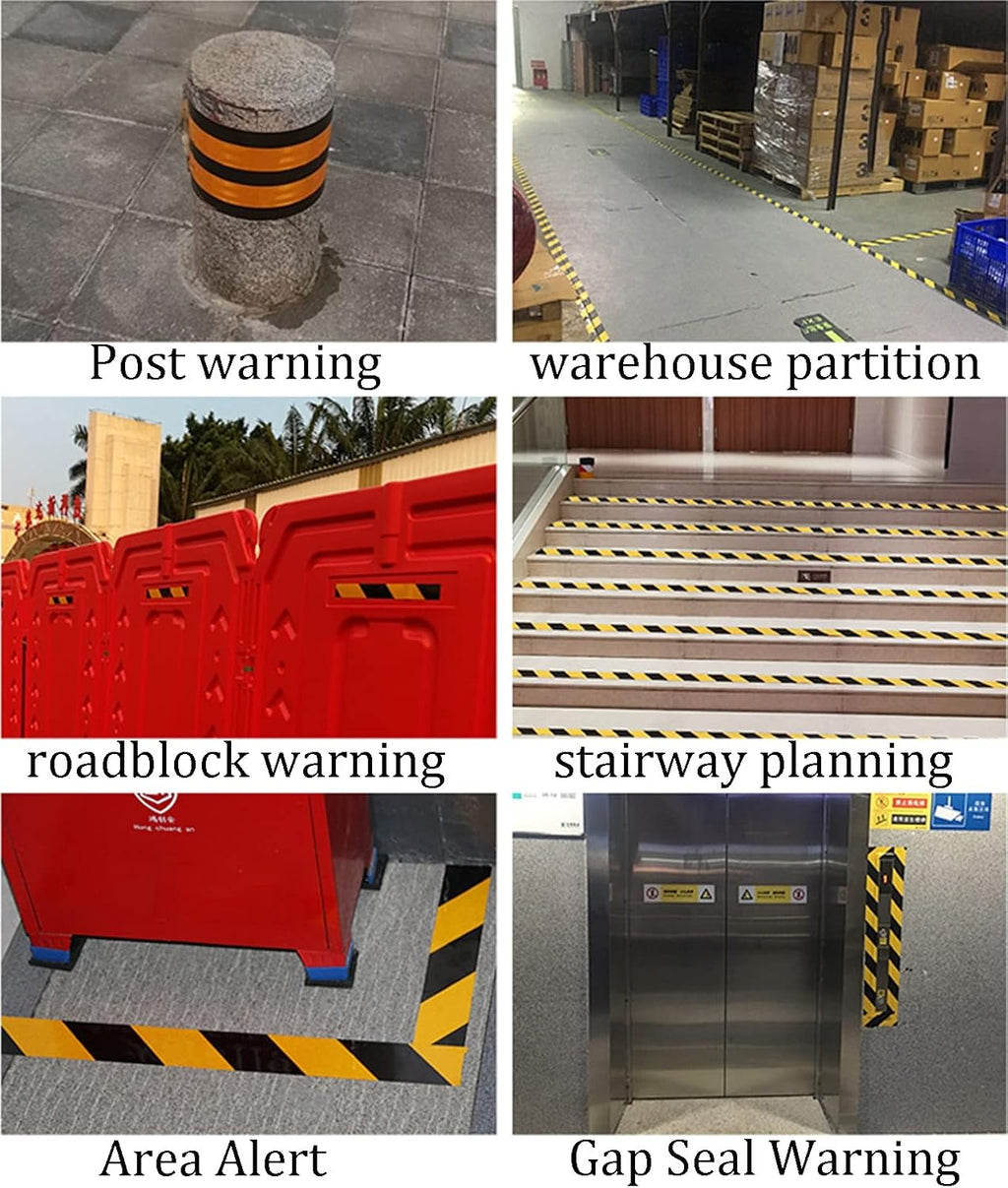 1 Roll 50mm x 45.7m Reflective Warning Tape Floor Marking