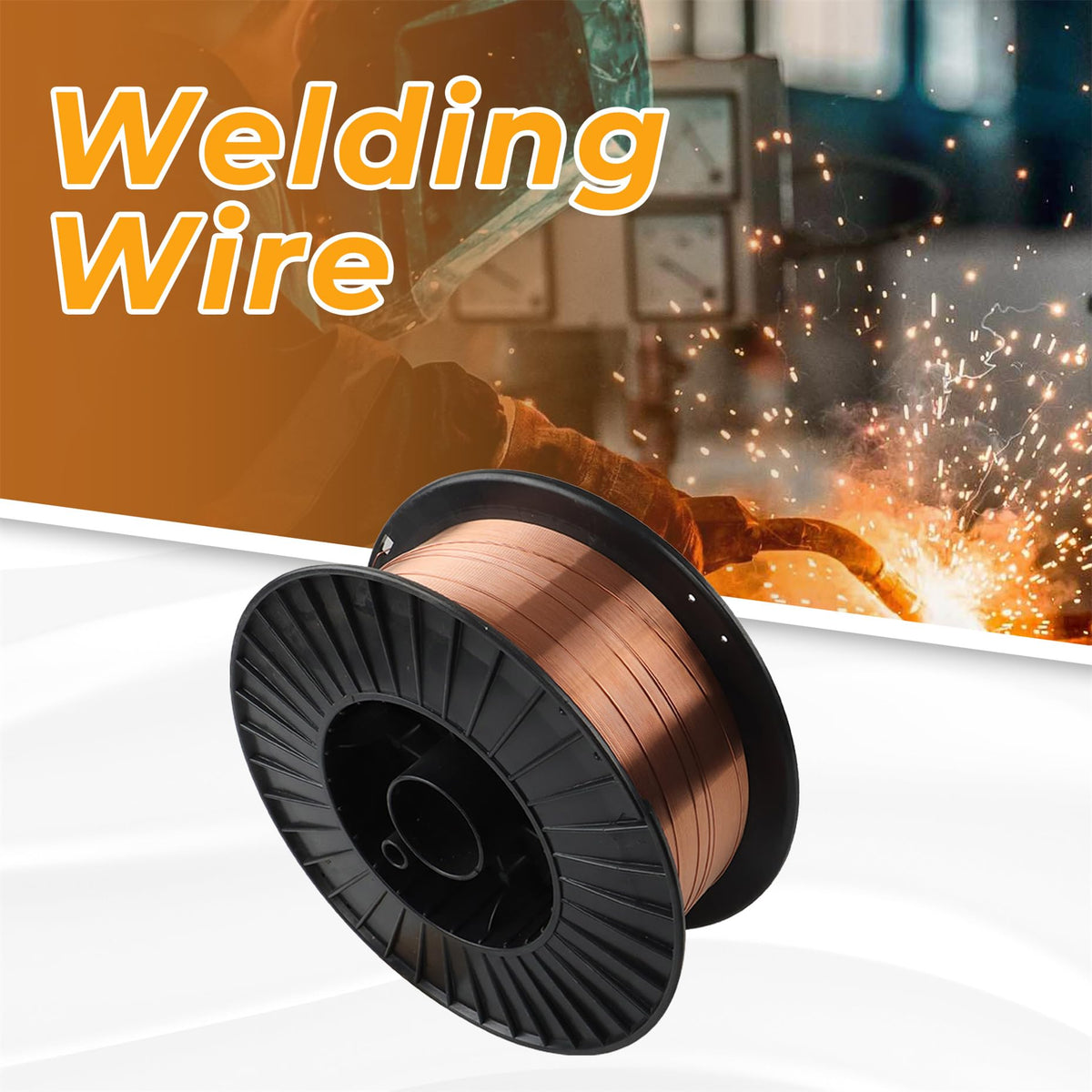 kimllier ER70S-6 Solid Mig Welding Wire 0.035 Inch 33Lb Spool