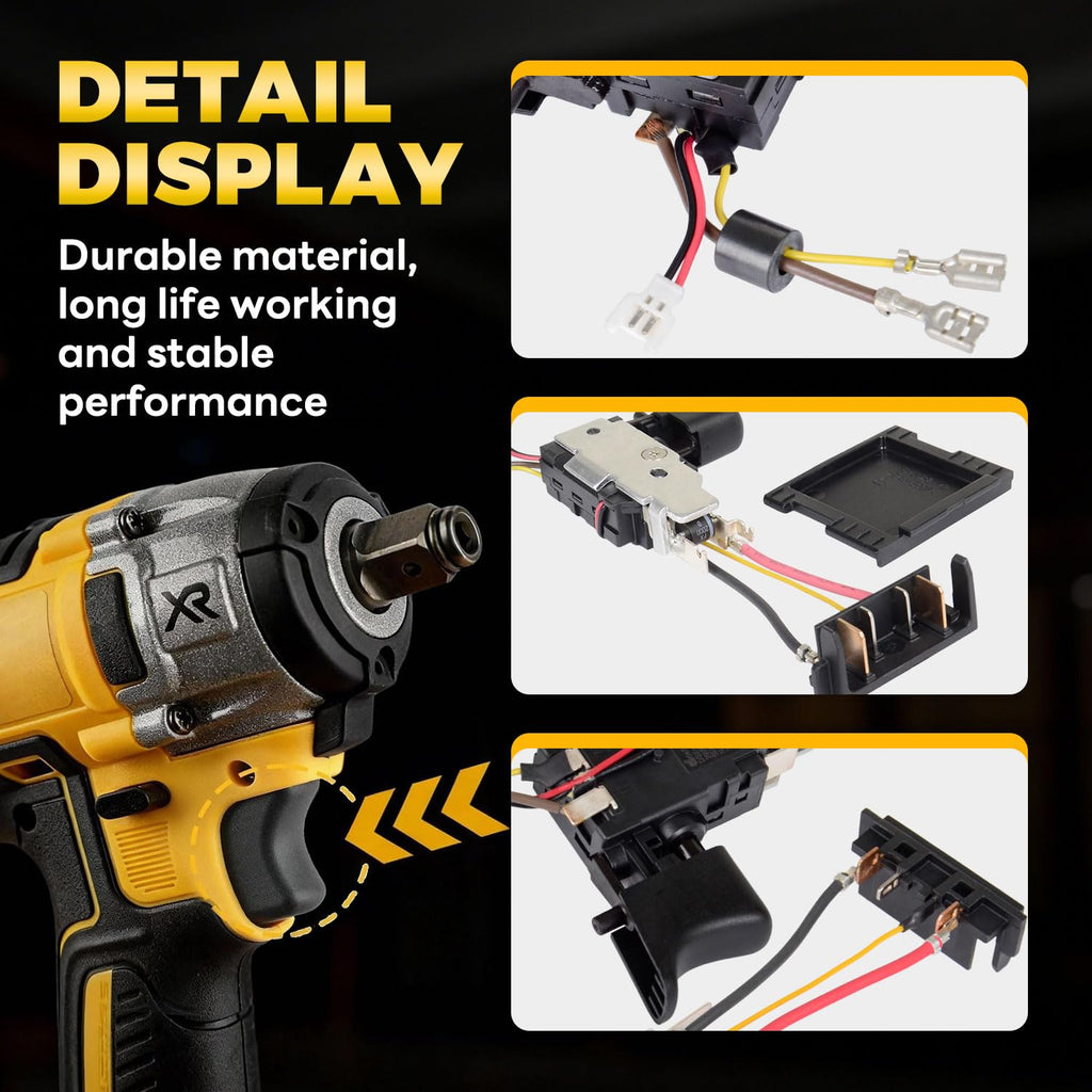 N860998 Upgraded Trigger Switch for DeWalt DCF880 DCF885 Impact Driver